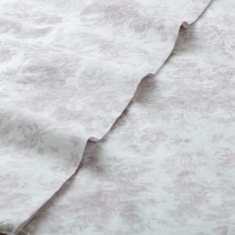 Queen - Size Sheet Sets with a European Pillowcase SetSoft Wash Vintage Floral Print Sheet Set Queen - Size Sheet Sets with a European Pillowcase SetSoft Wash Vintage Floral Print Sheet Set