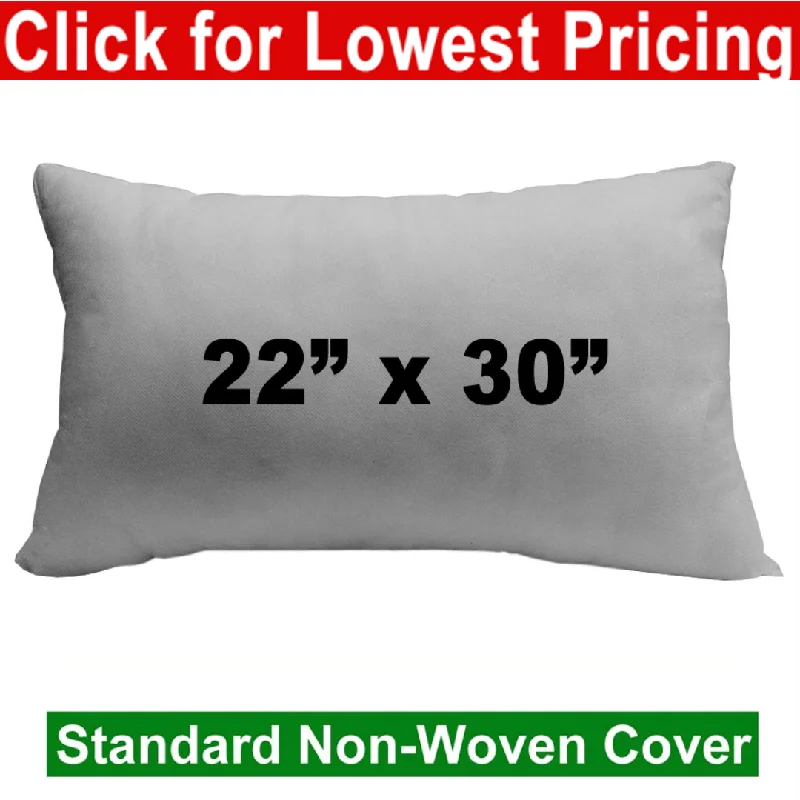 Hypoallergenic Pillows for Allergy SufferersPillow Form 22" x 30" (Polyester Fill) rectangular Hypoallergenic Pillows for Allergy SufferersPillow Form 22" x 30" (Polyester Fill) rectangular
