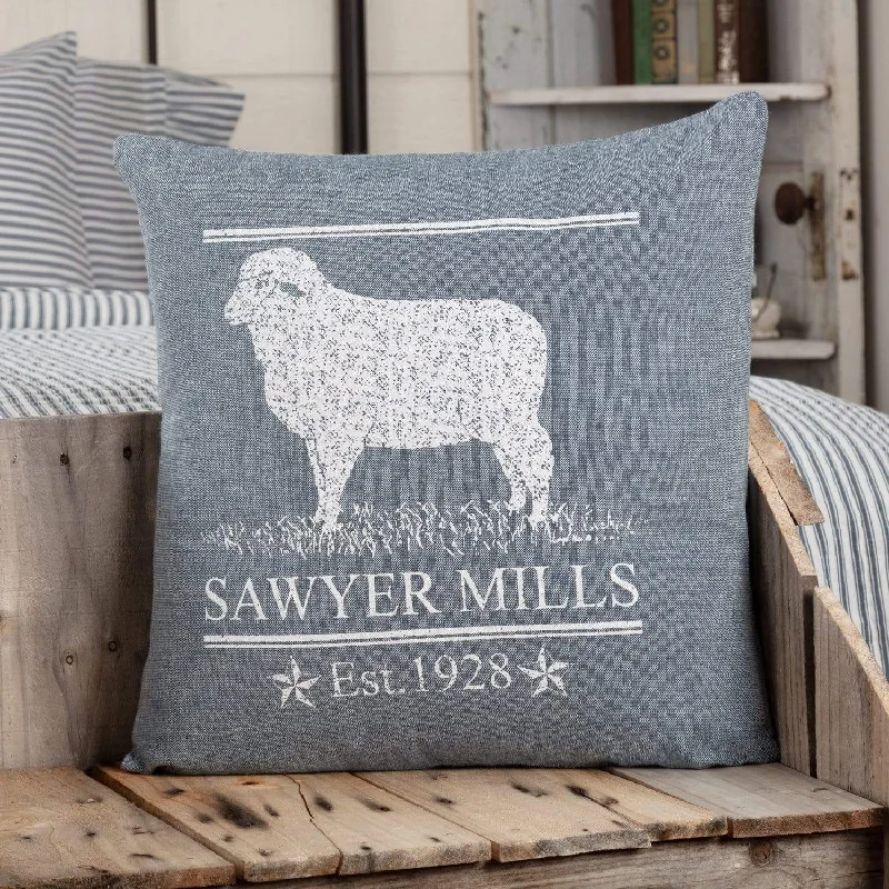 Hypoallergenic Pillows for Allergy SufferersSawyer Mill Blue Lamb Pillow