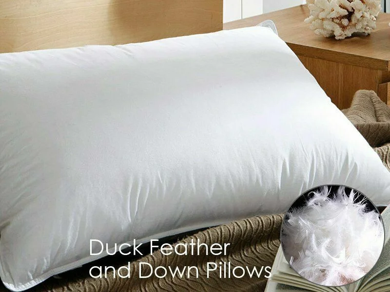 Down Alternative Pillows for Ethical ChoicesPair of Luxury Extra Filled Duck Feather & Down Pillows Pillow Hotel Quality Down Alternative Pillows for Ethical ChoicesPair of Luxury Extra Filled Duck Feather & Down Pillows Pillow Hotel Quality