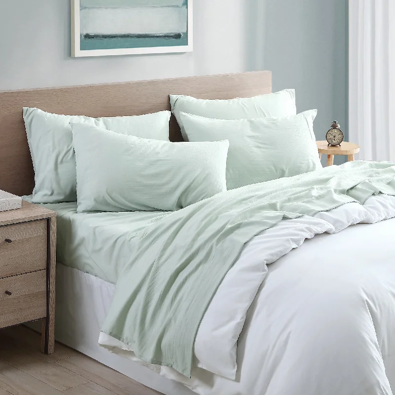 Anti - Pill Microfiber Sheets for a Smooth AppearanceModern Threads Garment Washed Super Soft 6-Piece Microfiber Sheet Set Anti - Pill Microfiber Sheets for a Smooth AppearanceModern Threads Garment Washed Super Soft 6-Piece Microfiber Sheet Set