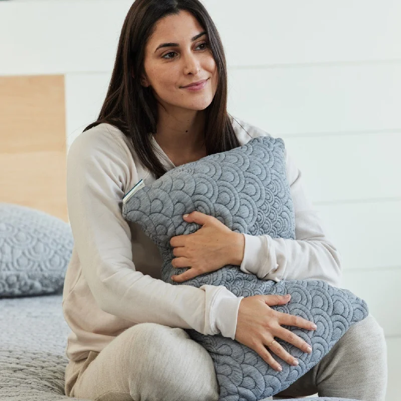 Feather Pillows for a Luxurious SleepCrystal Cove Mini Charcoal Pillow