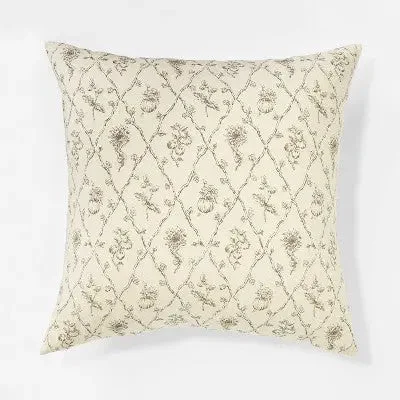 Soft and Fluffy Pillows for Bedroom ComfortOpen Box - Oversized Woven Harvest Square Throw Pillow Cream/Dark Brown - Threshold designed with Studio McGee Soft and Fluffy Pillows for Bedroom ComfortOpen Box - Oversized Woven Harvest Square Throw Pillow Cream/Dark Brown - Threshold designed with Studio McGee