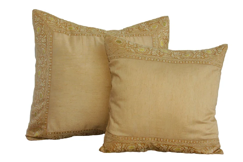 Memory Foam Pillows for Neck SupportTan Art Silk Pillow Cover