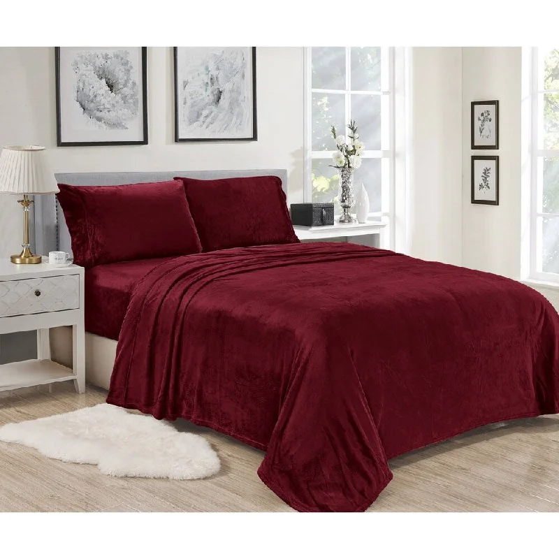 Sheet Sets with Multiple Pillowcase OptionsLavana Microplush Sheet Sets Queen Burgundy Sheet Sets with Multiple Pillowcase OptionsLavana Microplush Sheet Sets Queen Burgundy