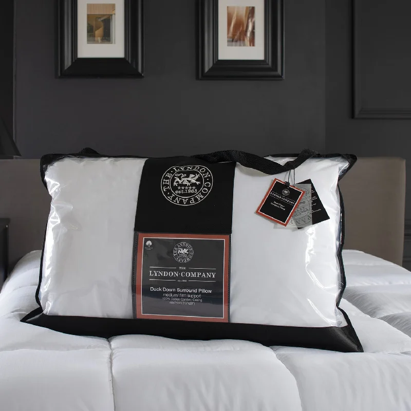 Pregnancy Pillows for Expectant MothersThe Lyndon Company Superior Duck Down Surround Pillow Medium Support