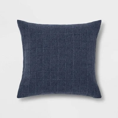 Orthopedic Pillows for Back Pain ReliefNew - Oversized Woven Washed Windowpane Square Throw Pillow Orthopedic Pillows for Back Pain ReliefNew - Oversized Woven Washed Windowpane Square Throw Pillow