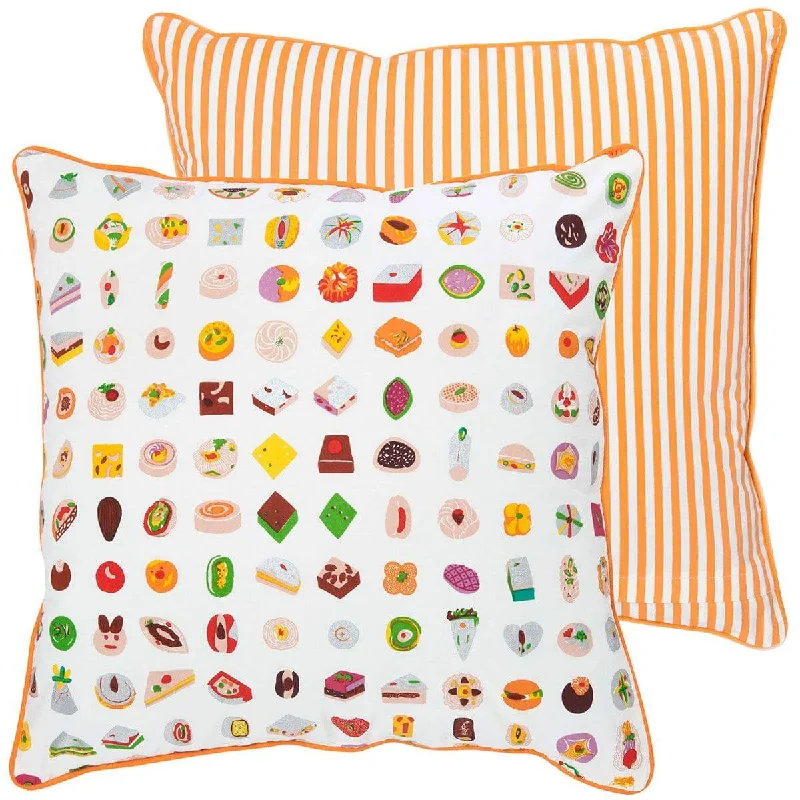 Orthopedic Pillows for Back Pain ReliefOrange Mithai Cushion Cover
