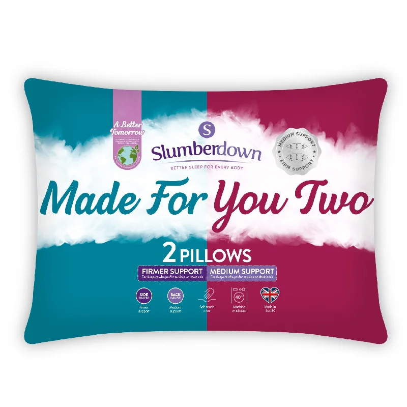 Plush Pillows for a Cozy BedMade For You Two Pillow