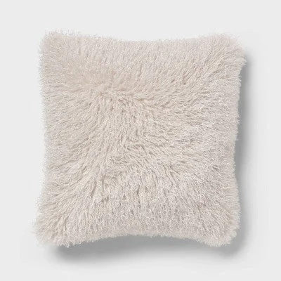 Velvet Pillows for a Touch of EleganceNew - Euro Faux Mongolian Fur Decorative Throw Pillow Light Gray/Black - Threshold Velvet Pillows for a Touch of EleganceNew - Euro Faux Mongolian Fur Decorative Throw Pillow Light Gray/Black - Threshold