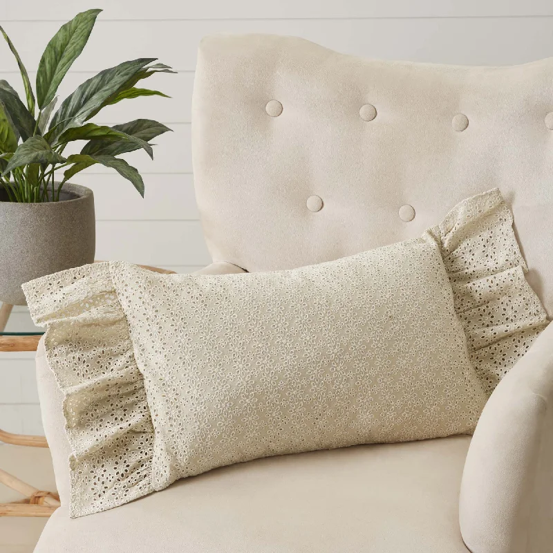 Firm Pillows for Side SleepersCamilia Eyelet Pillow