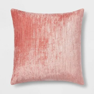 Decorative Pillows for Living Room MakeoverOpen Box - Oversized Velvet Rib Textured Square Throw Pillow Coral - Threshold Decorative Pillows for Living Room MakeoverOpen Box - Oversized Velvet Rib Textured Square Throw Pillow Coral - Threshold
