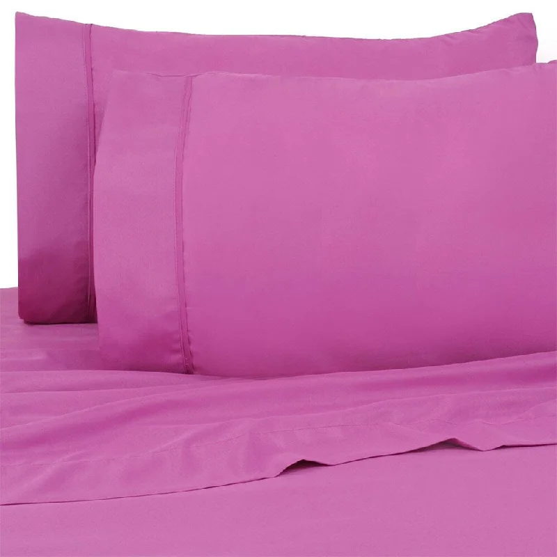 Rayon - Cotton Sheets for a Breathable and Soft BlendSuper Bright 4 Piece Deep Pocket Hypoallerge Queen Hot Purple Rayon - Cotton Sheets for a Breathable and Soft BlendSuper Bright 4 Piece Deep Pocket Hypoallerge Queen Hot Purple