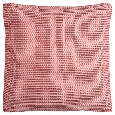 Bolster Pillows for Sofa DecorationNew - 22"x22" Oversize Poly Filled Geometric Small Scale Square Throw Pillow Red - Rizzy Home Bolster Pillows for Sofa DecorationNew - 22"x22" Oversize Poly Filled Geometric Small Scale Square Throw Pillow Red - Rizzy Home