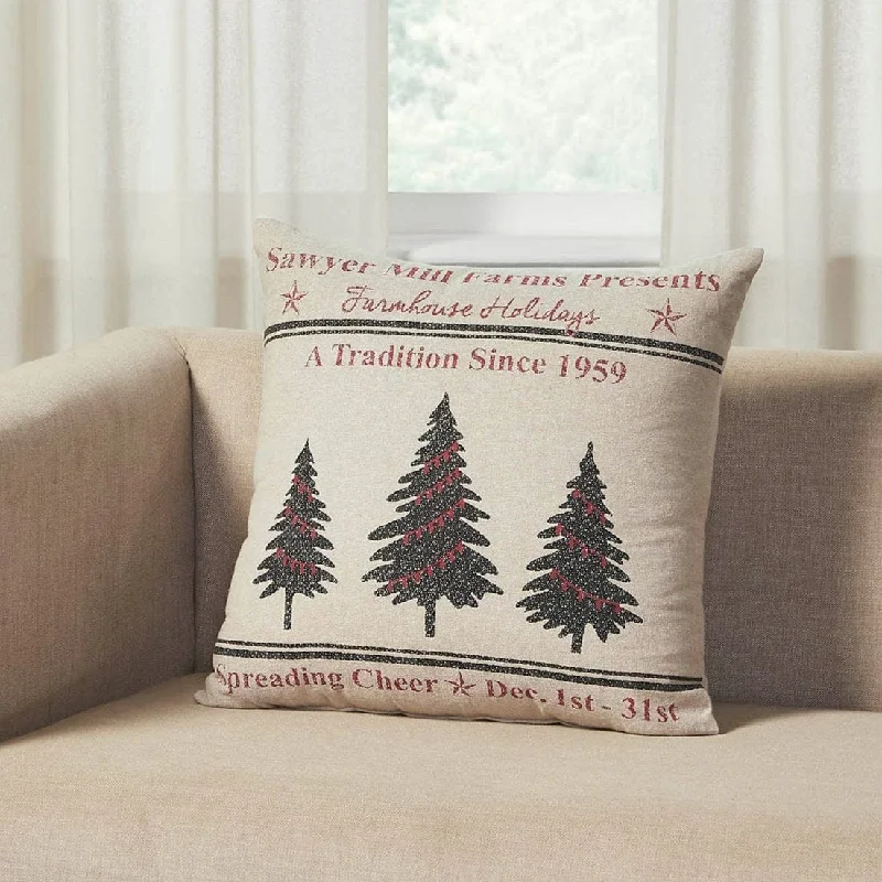 Orthopedic Pillows for Back Pain ReliefSawyer Mill Holiday Tree Pillow