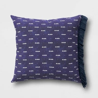 Back Support Pillows for Office ChairsNew - 22"x22" Arete Outdoor Throw Pillow Navy Blue - Threshold Back Support Pillows for Office ChairsNew - 22"x22" Arete Outdoor Throw Pillow Navy Blue - Threshold