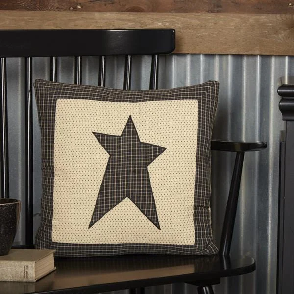 Decorative Pillows for Living Room MakeoverKettle Grove Black Star Pillow 16"