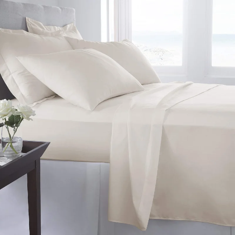 Sheet Sets with Multiple Pillowcase OptionsPortland Place - 300 Thread Count Ivory King, Combed Egyptian Cotton Sateen Sheet Sets Sheet Sets with Multiple Pillowcase OptionsPortland Place - 300 Thread Count Ivory King, Combed Egyptian Cotton Sateen Sheet Sets