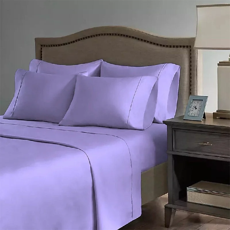 Wrinkle - Free Polyester Sheets for a Low - Maintenance Bed2200 Count 6 Pc Premium Bamboo Deep Pocket King Sheet Periwinkle Wrinkle - Free Polyester Sheets for a Low - Maintenance Bed2200 Count 6 Pc Premium Bamboo Deep Pocket King Sheet Periwinkle