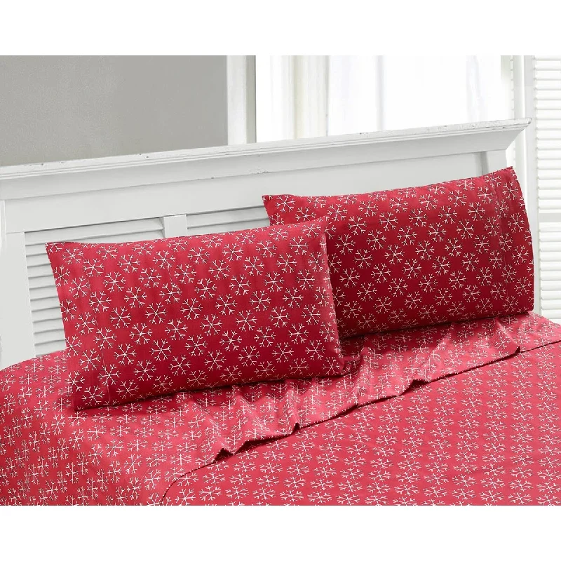 Jersey - Knit Sheets for a Comfortable and Casual BedRustic Cabin- Wander Red Sheet Set Jersey - Knit Sheets for a Comfortable and Casual BedRustic Cabin- Wander Red Sheet Set