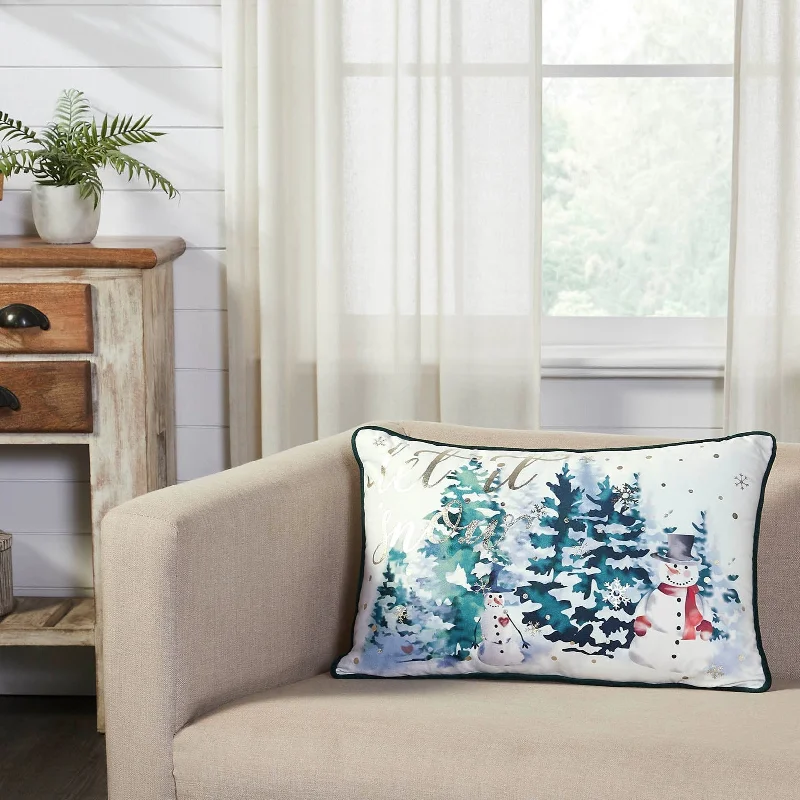 Kids Pillows with Fun DesignsLet It Snow Pillow