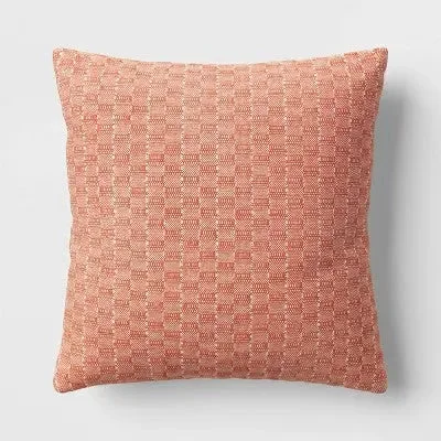 Memory Foam Pillows for Neck SupportNew - Oversized Textural Woven Square Throw Pillow Orange - Threshold Memory Foam Pillows for Neck SupportNew - Oversized Textural Woven Square Throw Pillow Orange - Threshold