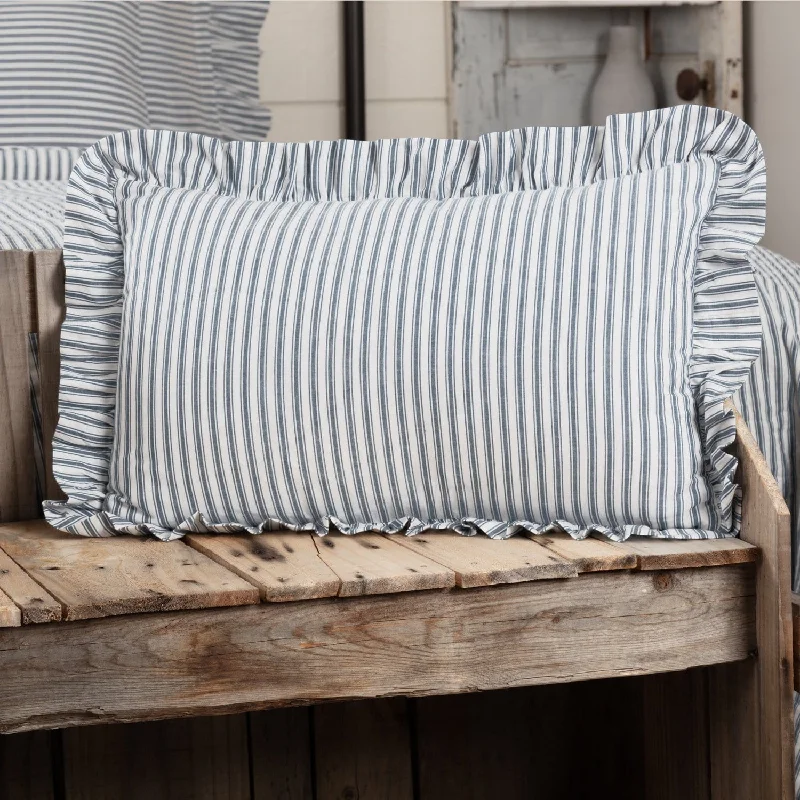 Cooling Pillows for Hot SleepersSawyer Mill Blue Ticking Stripe Fabric Pillow