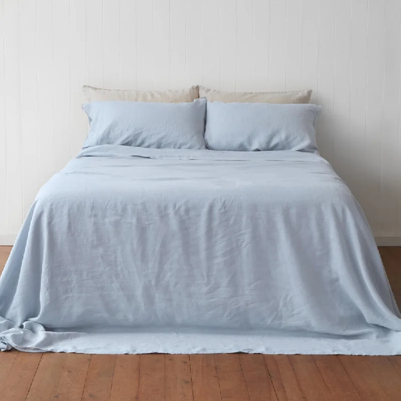 Polyester - Cotton Blend Sheets for Durability and ComfortGlacier Flat Sheet