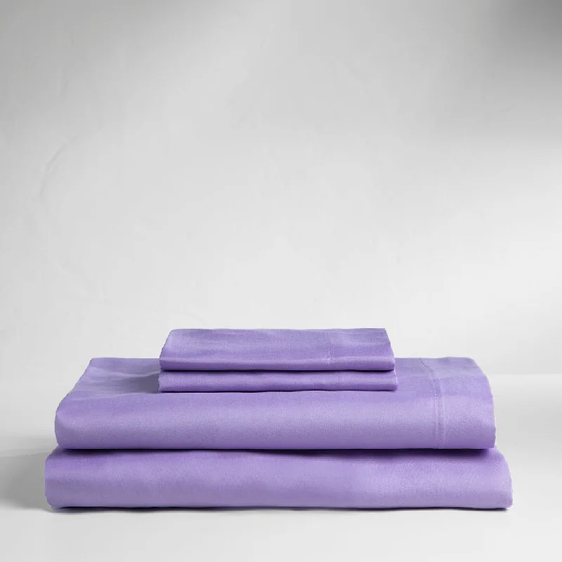 Wrinkle - Free Polyester Sheets for a Low - Maintenance BedSoft & Cozy Brushed 3Pc 75Gsm Sheet Set Viola Twin Wrinkle - Free Polyester Sheets for a Low - Maintenance BedSoft & Cozy Brushed 3Pc 75Gsm Sheet Set Viola Twin