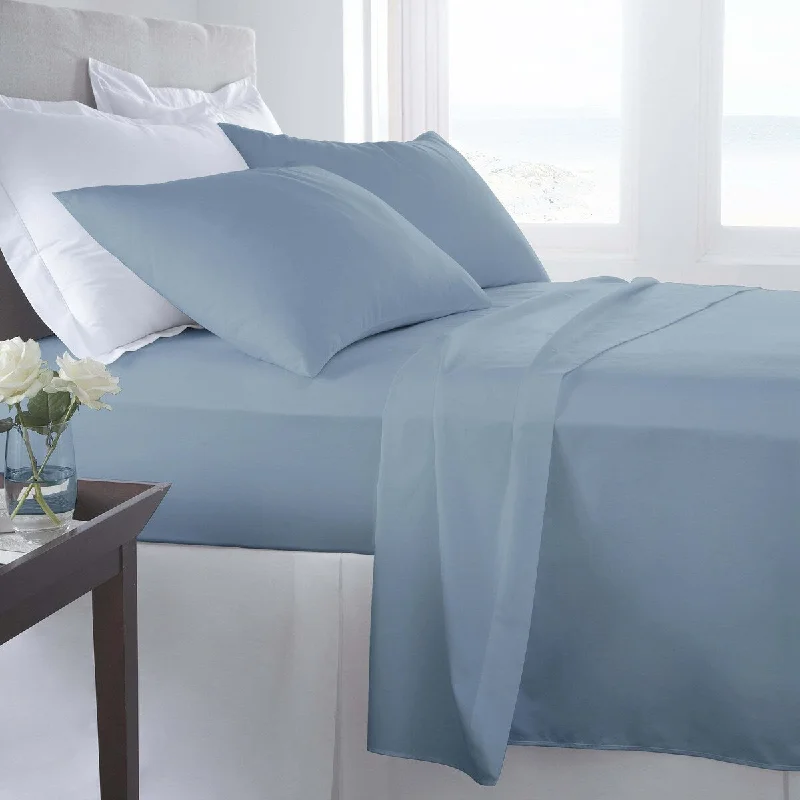 Twin - Size Sheet Sets with a Pillow ProtectorPortland Place - 300 TC Ashley blue 100% C. Cotton Sateen Sheet Sets Twin - Size Sheet Sets with a Pillow ProtectorPortland Place - 300 TC Ashley blue 100% C. Cotton Sateen Sheet Sets
