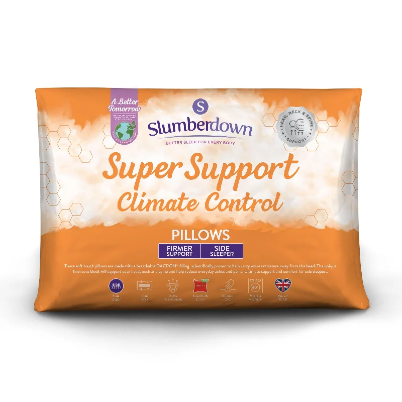 Memory Foam Pillows for Neck SupportClimate Control Super Support Pillow