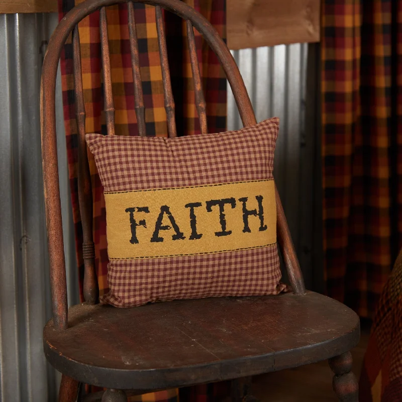 Velvet Pillows for a Touch of EleganceHeritage Farms Faith Pillow