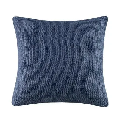 Hypoallergenic Pillows for Allergy Sufferers26"x26" Oversized Bree Knit Square Throw Pillow Cover Indigo - Ink+Ivy Hypoallergenic Pillows for Allergy Sufferers26"x26" Oversized Bree Knit Square Throw Pillow Cover Indigo - Ink+Ivy