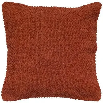 Cooling Pillows for Hot Sleepers20"x20" Oversize Poly Filled Solid Square Throw Pillow Dark Orange - Rizzy Home Cooling Pillows for Hot Sleepers20"x20" Oversize Poly Filled Solid Square Throw Pillow Dark Orange - Rizzy Home