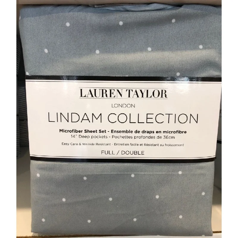 Hypoallergenic Silk Sheets for Sensitive SleepersLauren Taylor - Grey Polka Dot MF Sheet Set Hypoallergenic Silk Sheets for Sensitive SleepersLauren Taylor - Grey Polka Dot MF Sheet Set