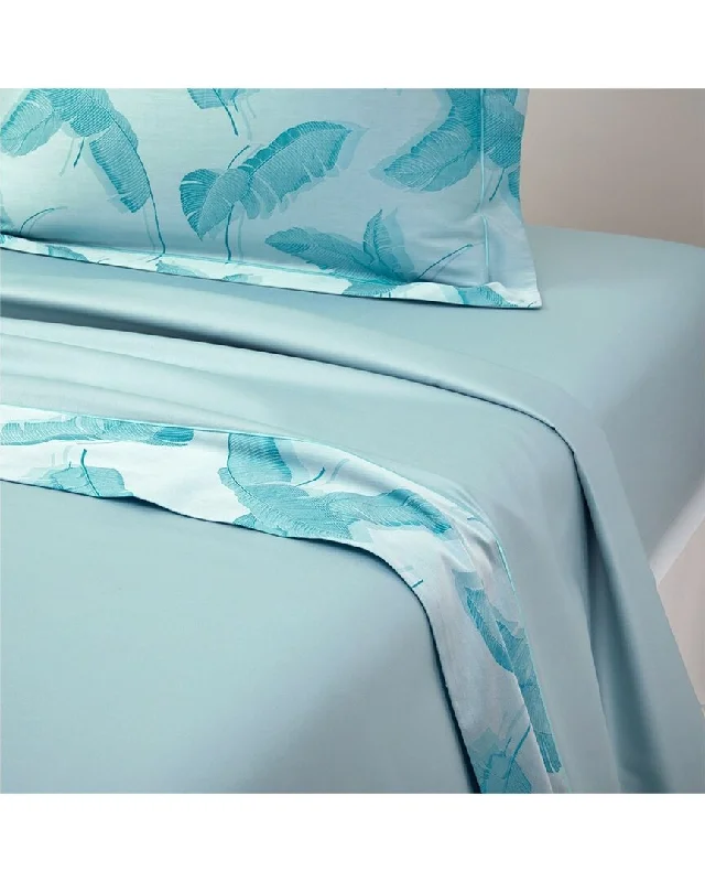 Rayon - Cotton Sheets for a Breathable and Soft BlendYves Delorme 300 Thread Count Lecap Flat Sheet Rayon - Cotton Sheets for a Breathable and Soft BlendYves Delorme 300 Thread Count Lecap Flat Sheet