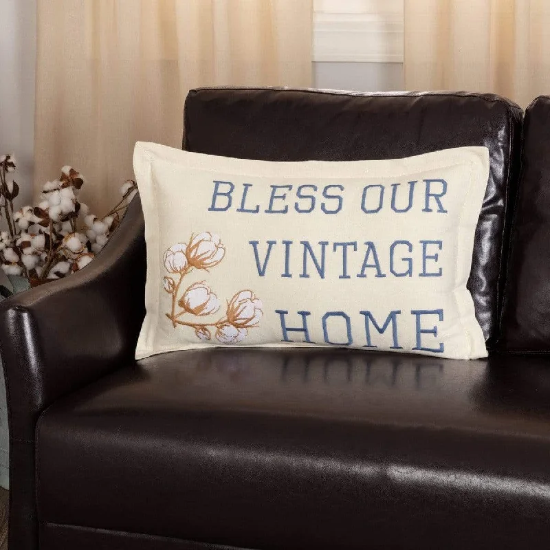 Bolster Pillows for Sofa DecorationAshmont Bless Our Vintage Home Pillow