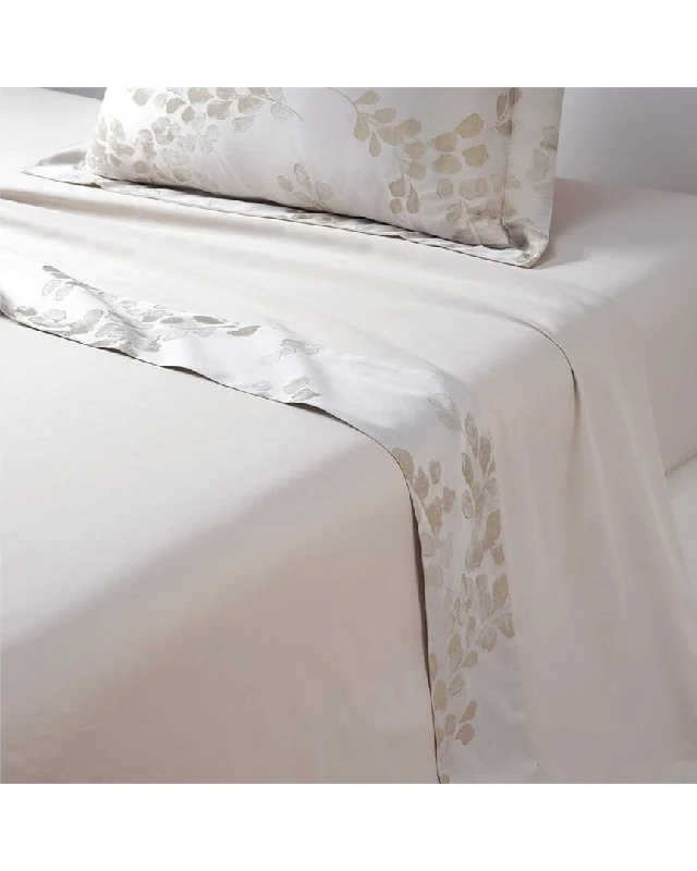 Queen - Size Sheet Sets with a European Pillowcase SetYves Delorme Murmures Flat Sheet Queen - Size Sheet Sets with a European Pillowcase SetYves Delorme Murmures Flat Sheet