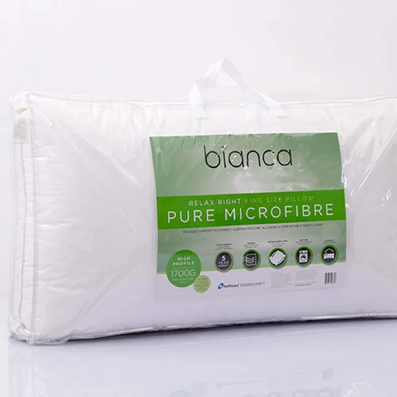 Hypoallergenic Pillows for Allergy SufferersBianca Relax Right Microfibre KING Pillow