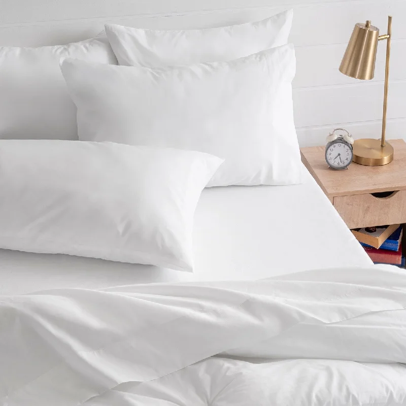 Quilted Cotton Sheets for a Warm and Inviting BedWelspun Basics 200TC Cotton Percale Solid Sheet Set Quilted Cotton Sheets for a Warm and Inviting BedWelspun Basics 200TC Cotton Percale Solid Sheet Set