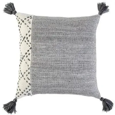 Bolster Pillows for Sofa DecorationOpen Box - 20"x20" Oversize Poly Filled Color Block Square Throw Pillow Gray - Rizzy Home Bolster Pillows for Sofa DecorationOpen Box - 20"x20" Oversize Poly Filled Color Block Square Throw Pillow Gray - Rizzy Home