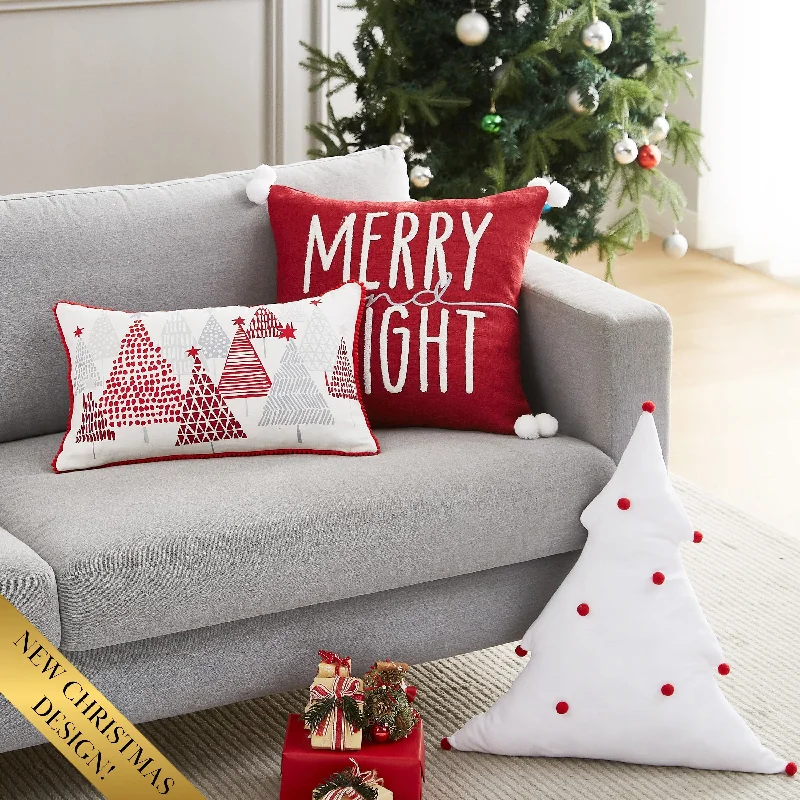 Cooling Pillows for Hot SleepersMerry and Bright 3-Piece Throw Pillow Set