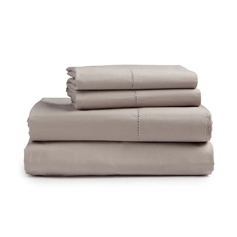 Moisture - Wicking Cotton Sheets for a Dry and Comfortable SleepFull Signature Cotton Percale Sheet Set - Light Taupe Moisture - Wicking Cotton Sheets for a Dry and Comfortable SleepFull Signature Cotton Percale Sheet Set - Light Taupe