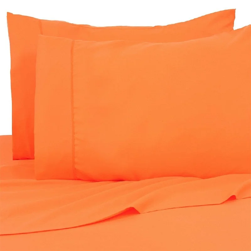 Twin - Size Sheet Sets with a Pillow ProtectorSuper Bright 4 Piece Hypoallerge Twin / XL Bright Orange Twin - Size Sheet Sets with a Pillow ProtectorSuper Bright 4 Piece Hypoallerge Twin / XL Bright Orange