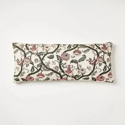 Velvet Pillows for a Touch of EleganceOversized Woven Floral Lumbar Throw Pillow - Threshold designed with Studio McGee Velvet Pillows for a Touch of EleganceOversized Woven Floral Lumbar Throw Pillow - Threshold designed with Studio McGee