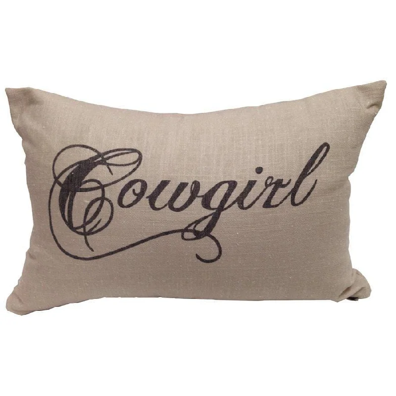 Lumbar Support Pillows for Car SeatsCowgirl Printed Pillow