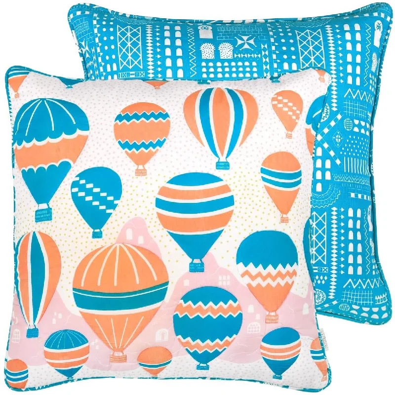 Square Pillows for Modern Home DecorBalloons at Dawn Cushion Cover