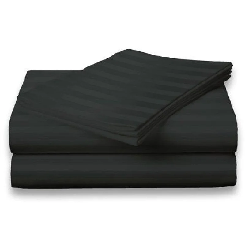 Queen - Size Sheet Sets with a European Pillowcase Set2 PACK Deluxe Hotel 400 Thread Count 100% Cotton Sateen Full Black Queen - Size Sheet Sets with a European Pillowcase Set2 PACK Deluxe Hotel 400 Thread Count 100% Cotton Sateen Full Black