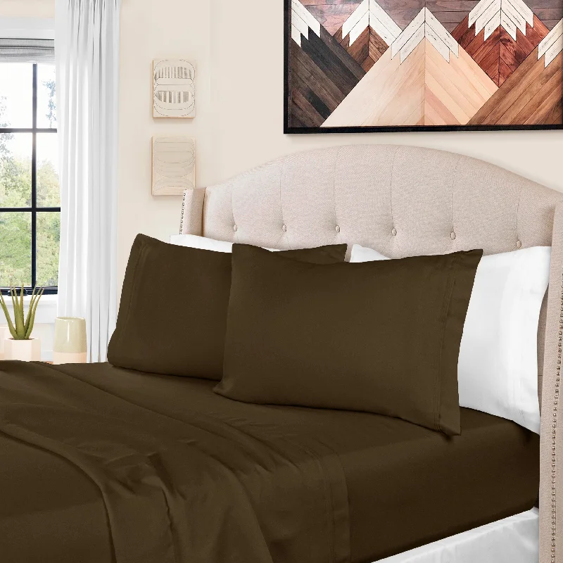 King - Size Sheet Sets with a Decorative Pillow SetSuperior 1500-Thread Count Breathable Egyptian Cotton Luxurious Solid Deep Pocket Sheet Set King - Size Sheet Sets with a Decorative Pillow SetSuperior 1500-Thread Count Breathable Egyptian Cotton Luxurious Solid Deep Pocket Sheet Set