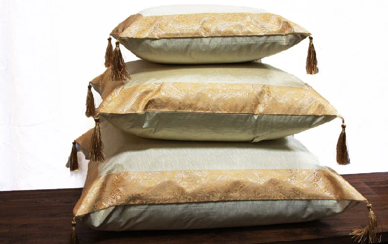 Soft and Fluffy Pillows for Bedroom ComfortWhite Champagne Pillow Cover